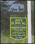 Joy's Place Sign